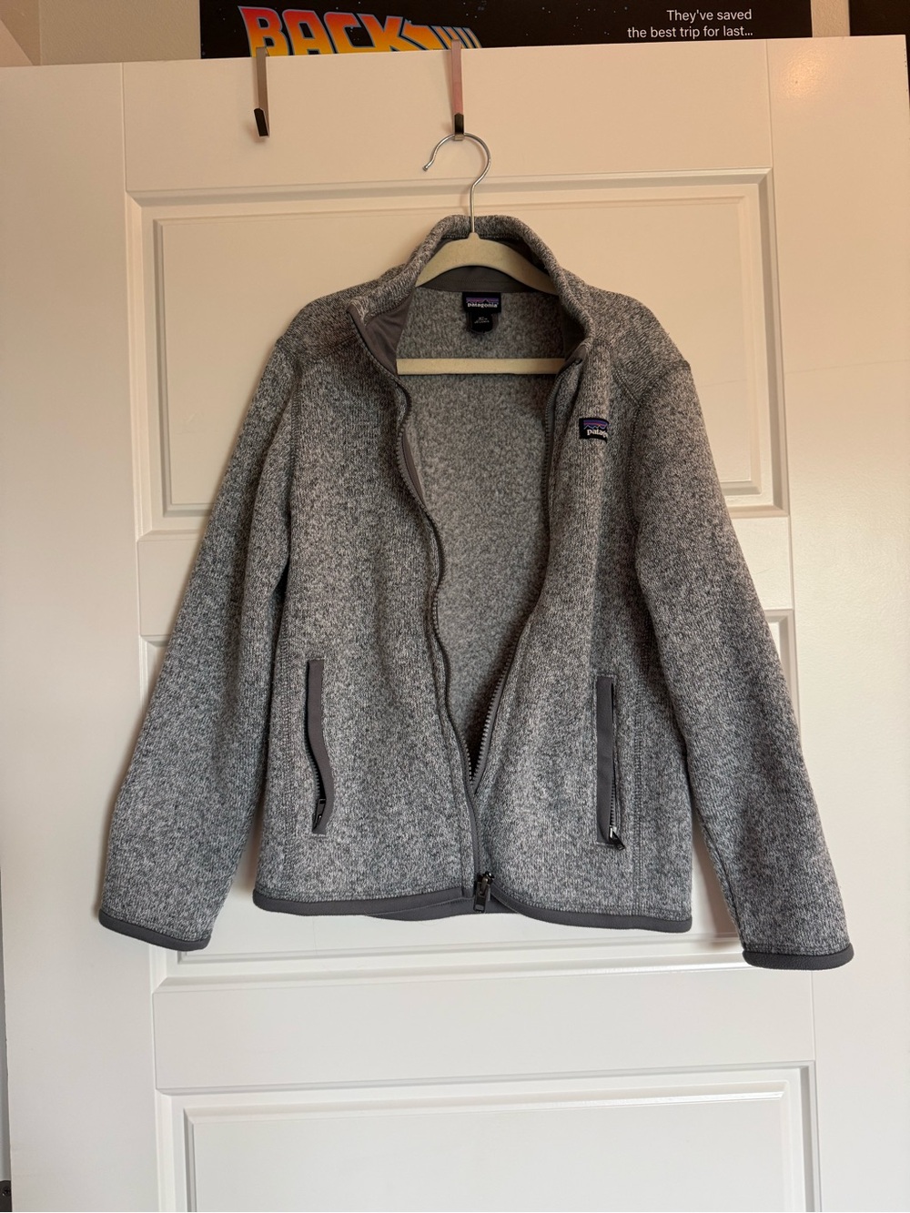 Patagonia Kids Gray Full-Zip Fleece Jacket